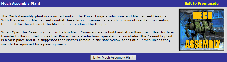 Enter Mech Assembly Plant
